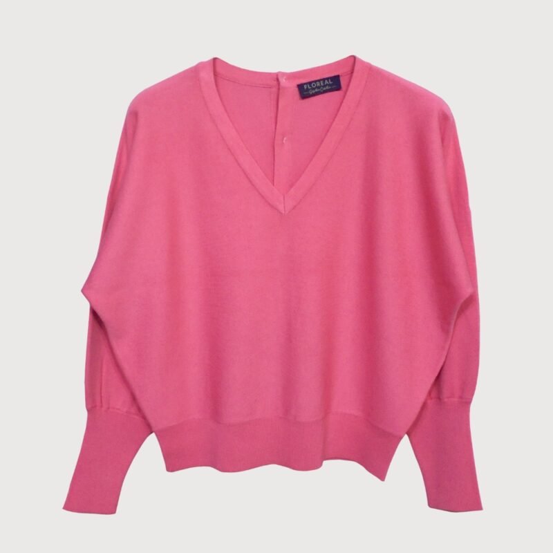 V-Neck Dolman Sleeve Sweater