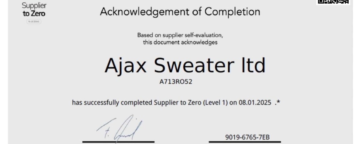 ZDHC Certificate