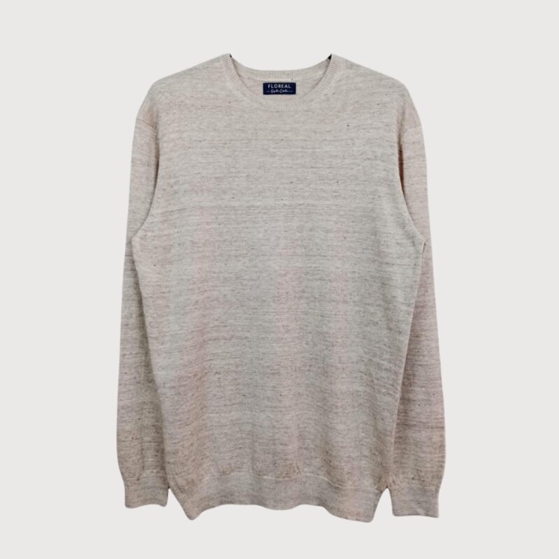 Linen Crew Neck Sweater