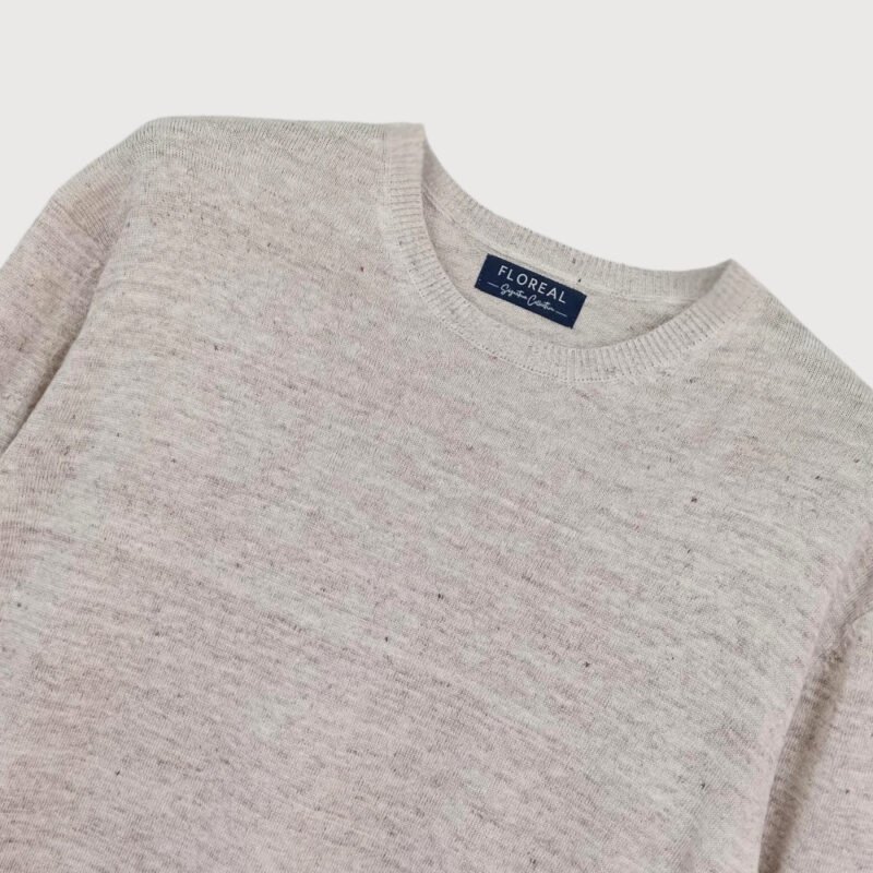 Linen Crew Neck Sweater - Image 2