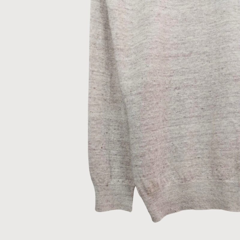 Linen Crew Neck Sweater - Image 3
