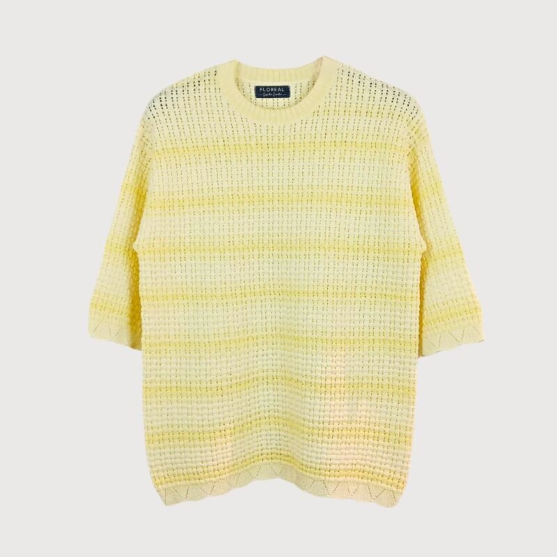 Women’s Lemon Zest Open-Stitch Oversized Sweater